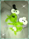 Topo de bolo Casal de Sapos para casamento