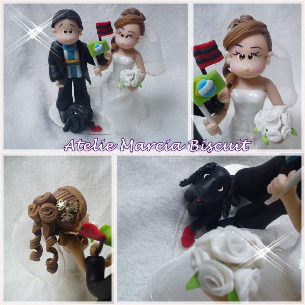 Topo de bolo Casamento