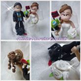 Topo de bolo Casamento