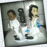 Topo de bolo Casamento